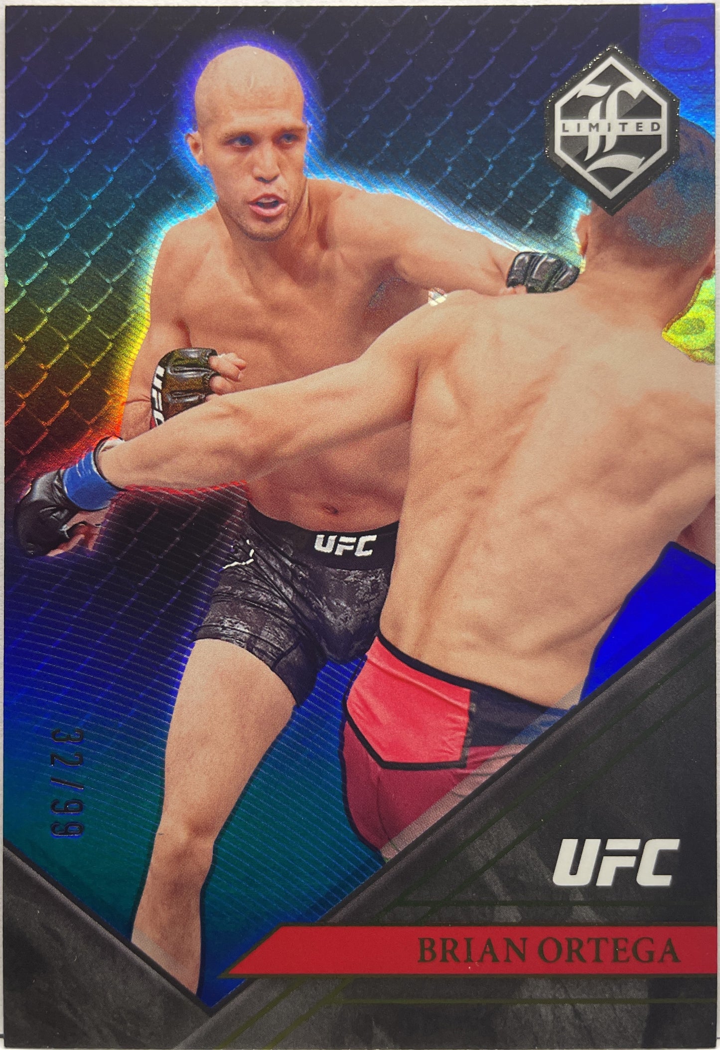 Brian Ortega 32/99 Limited Blue Chronicles UFC 2023