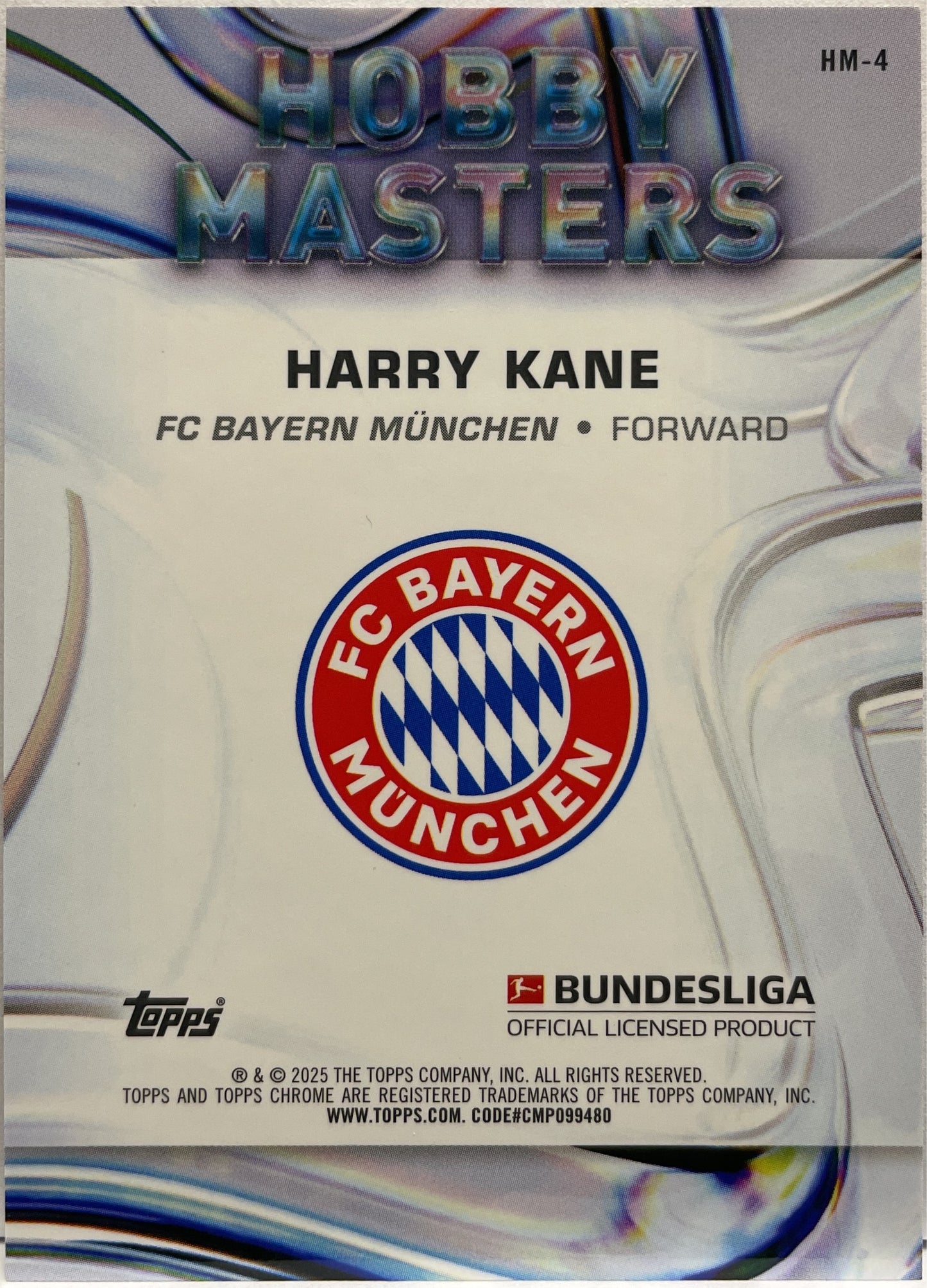 Harry Kane Hobby Master Topps Chrome Bundesliga 2024/25