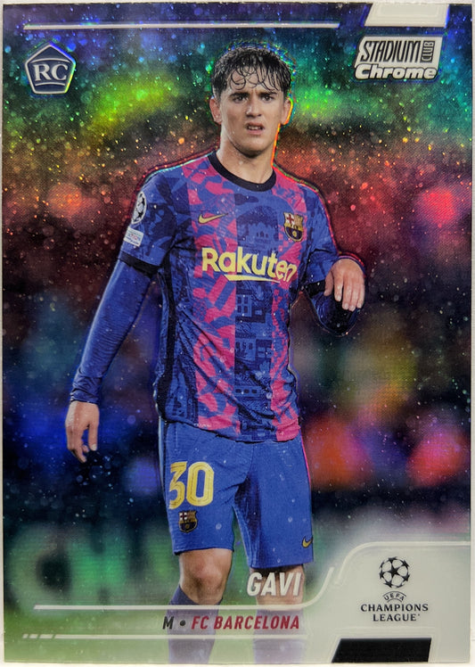 Gavi Rookie Refractor Topps Stadium Chrome 2021/22