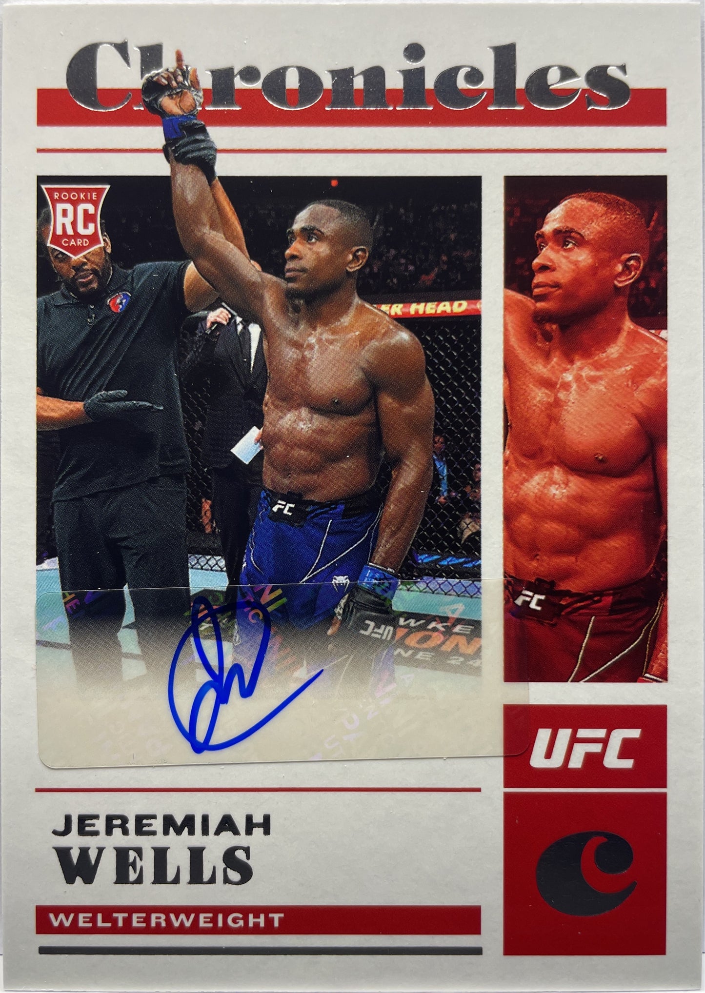 Jeremiah Wells Rookie Autograph Chronicles UFC 2023