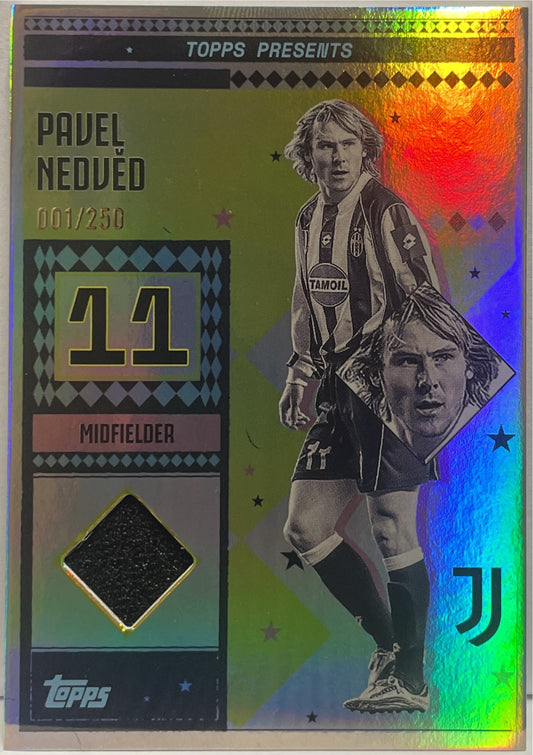 Pavel Nedved 1/250 Patch Vintage Lady Relic Topps Juventus Premium Team Set 2024/25