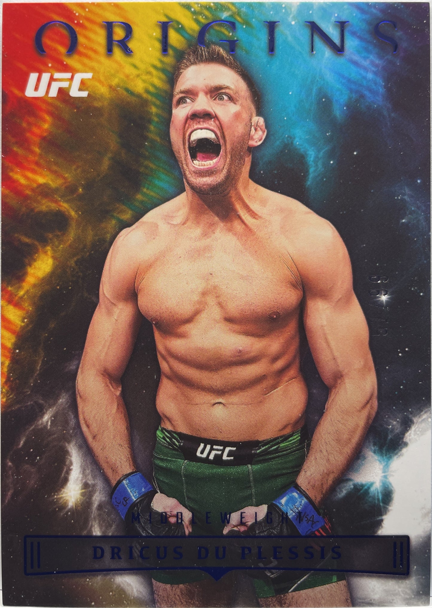 Dricus Du Plessis 51/99 Origins Blue Chronicles UFC 2023