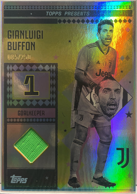 Gianluigi Buffon 85/250 Patch Vintage Lady Relic Topps Juventus Premium Team Set 2024/25