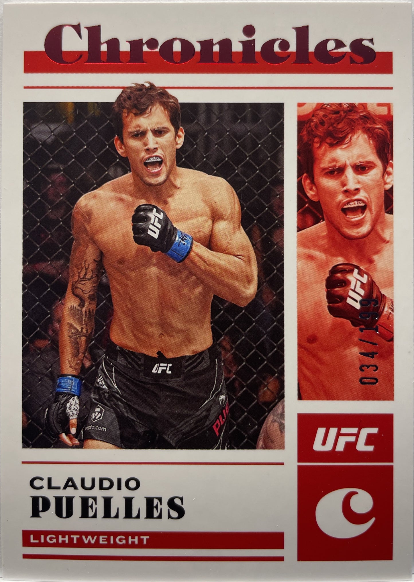 Claudio Puelles 34/199 Red Chronicles UFC 2023