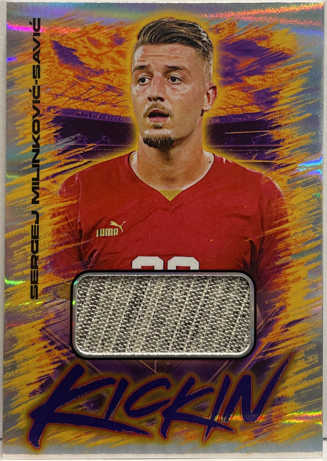 Sergej Milinkovic Savic 4/6 Patch Worn Dream Team Futera Fans Selection 2025