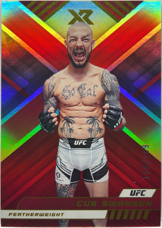 Cub Swanson 168/199 XR Red Chronicles UFC 2023