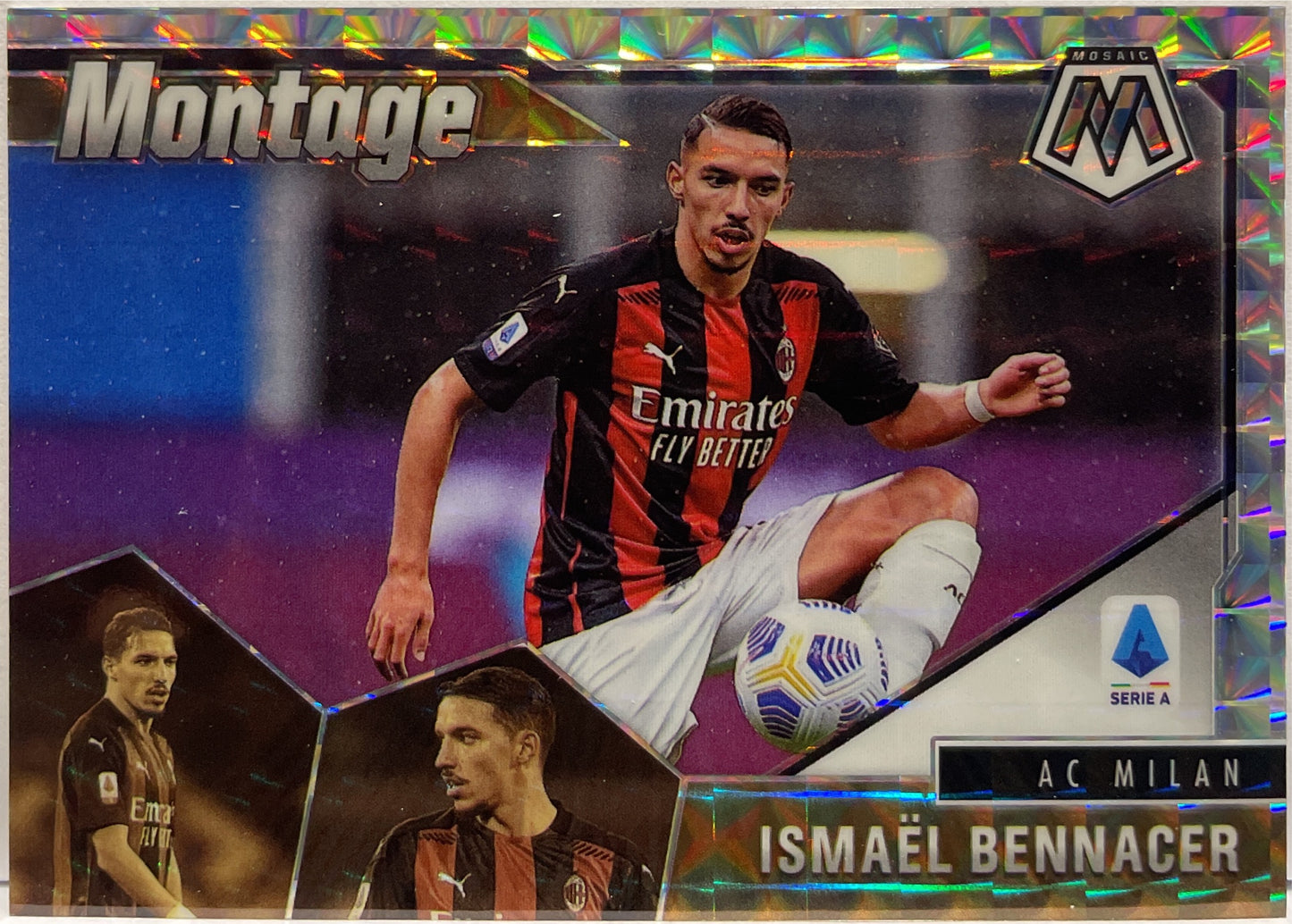 Ismael Bennacer 5/25 White Mosaic Serie A 2020/21