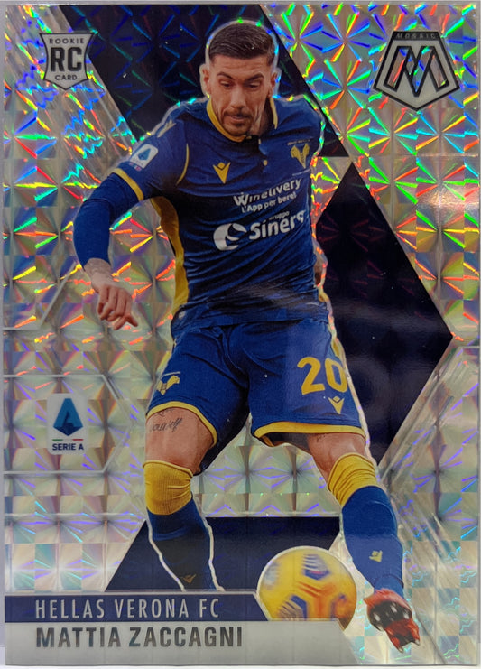 Mattia Zaccagni Rookie Silver Mosaic Serie A 2020/21