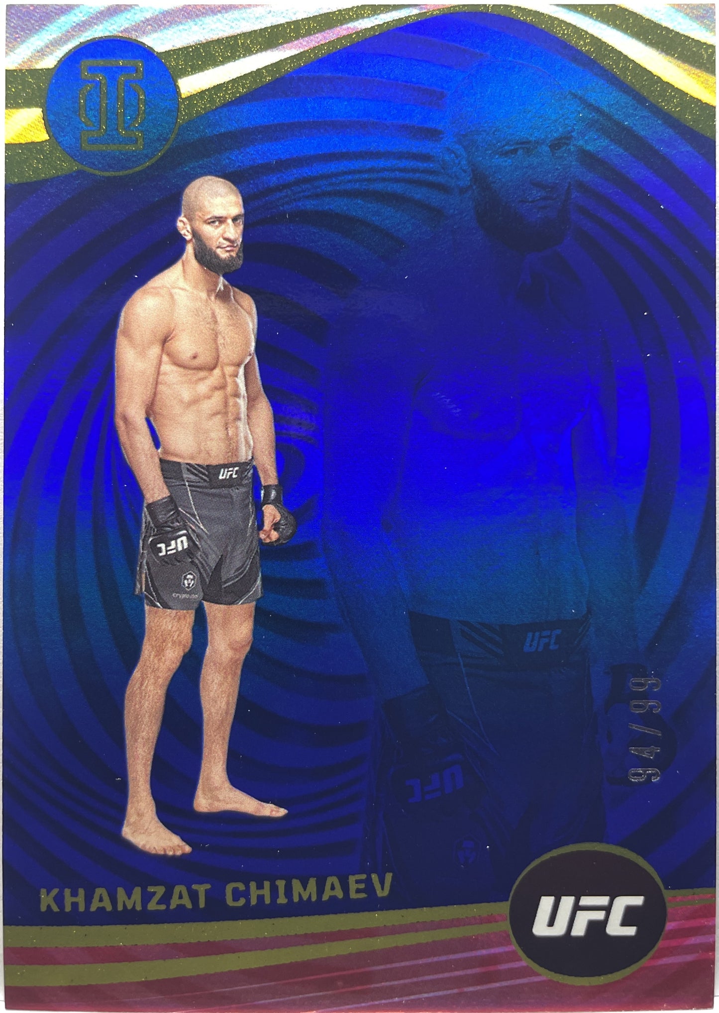 Khamzat Chimaev 94/99 Illusions Blue Chronicles UFC 2023