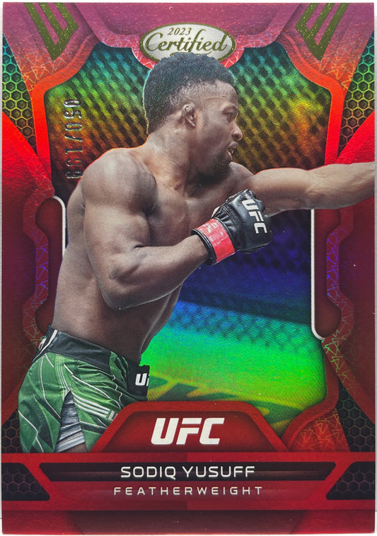 Sadiq Yusuff 50/199 Certidied Red Chronicles UFC 2023