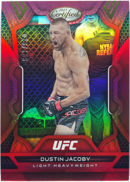 Dustin Jacoby 28/199 Certidied Red Chronicles UFC 2023