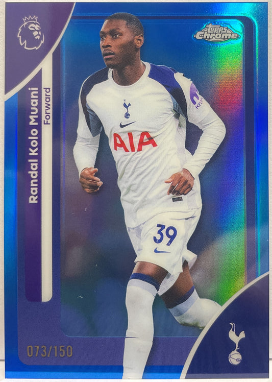 Randal Kolo Muani 73/150 Blue Topps Chrome Premier League EPL 2026