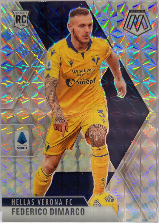 Federico DiMarco Rookie Silver Prizm Mosaic Serie A 2020/21