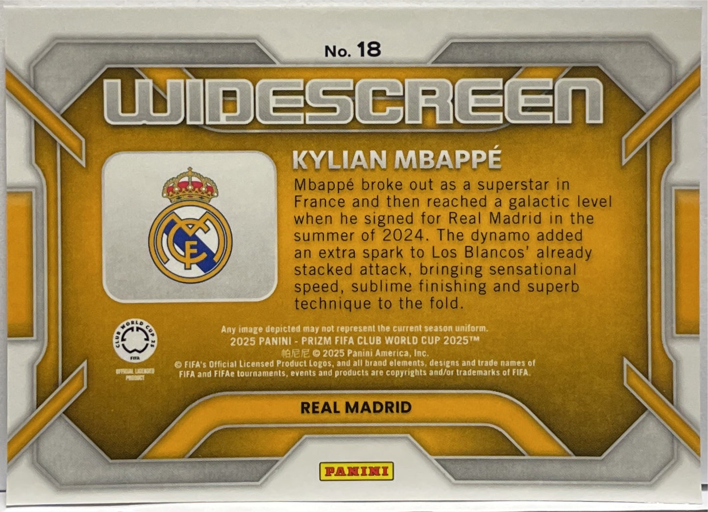 Mancolista-Widescreen-Panini Prizm Fifa Club World Cup 2025