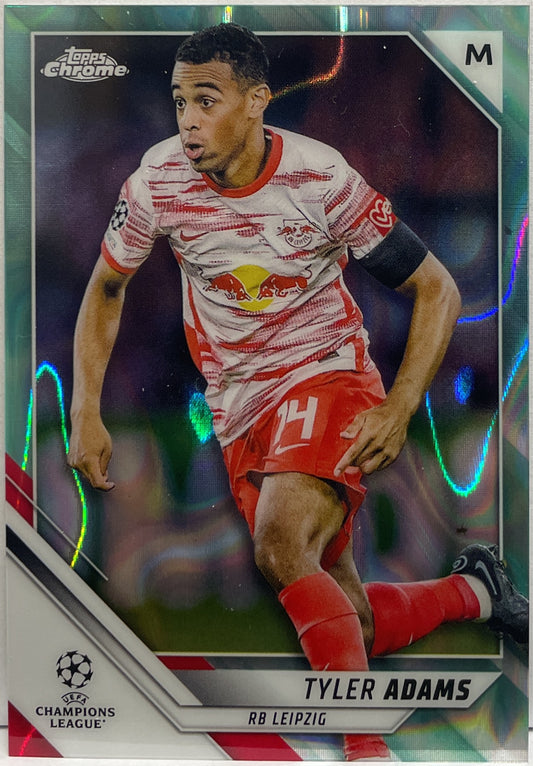 Tyler Adams Aqua Lava Topps Chrome UCL 2021/22