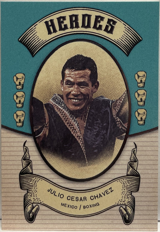 Julio Cesar Chavez 127/250 Heroes Futera Vintage Multi Sport 2024