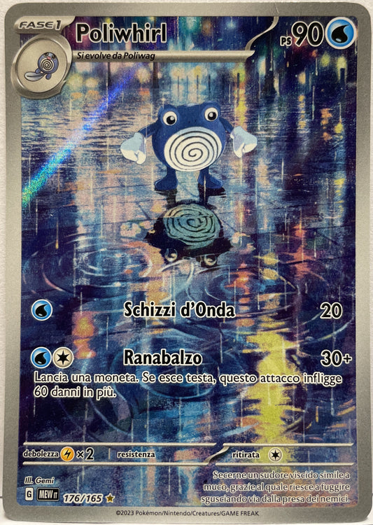 Poliwhirl 176/165 G Pokemon MEW it 2023