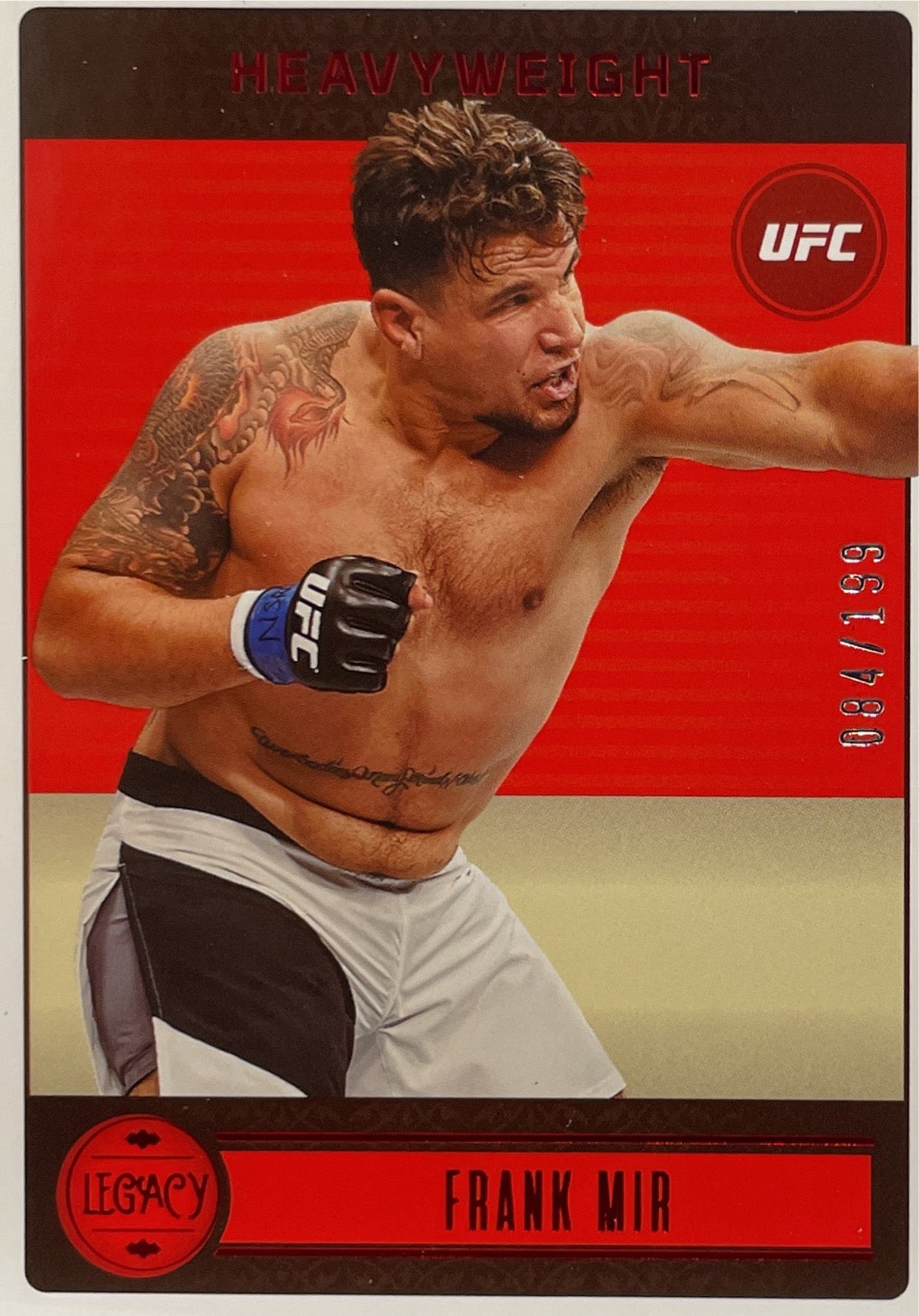 Frank Mir 84/199 Legacy Panini Chronicles UFC 2023