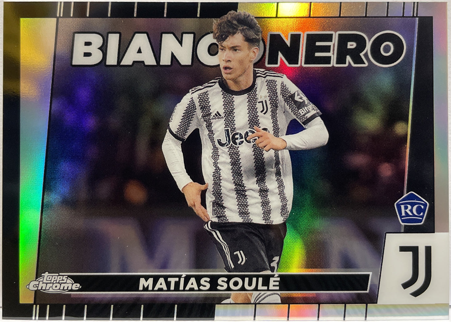 Matias Soule Rookie Bianconero Topps Chrome Juventus 2022/23