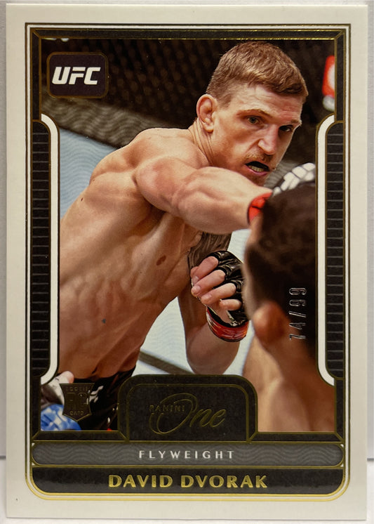 David Dvorak 74/99 Rookie Chronicles One Panini Chronicles UFC 2023