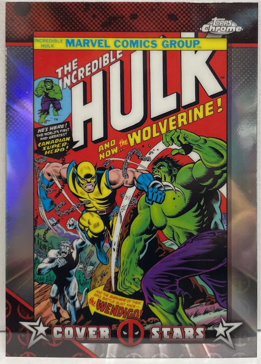 The Incredible Hulk Cover Stars Topps Chrome Deadpool 2025