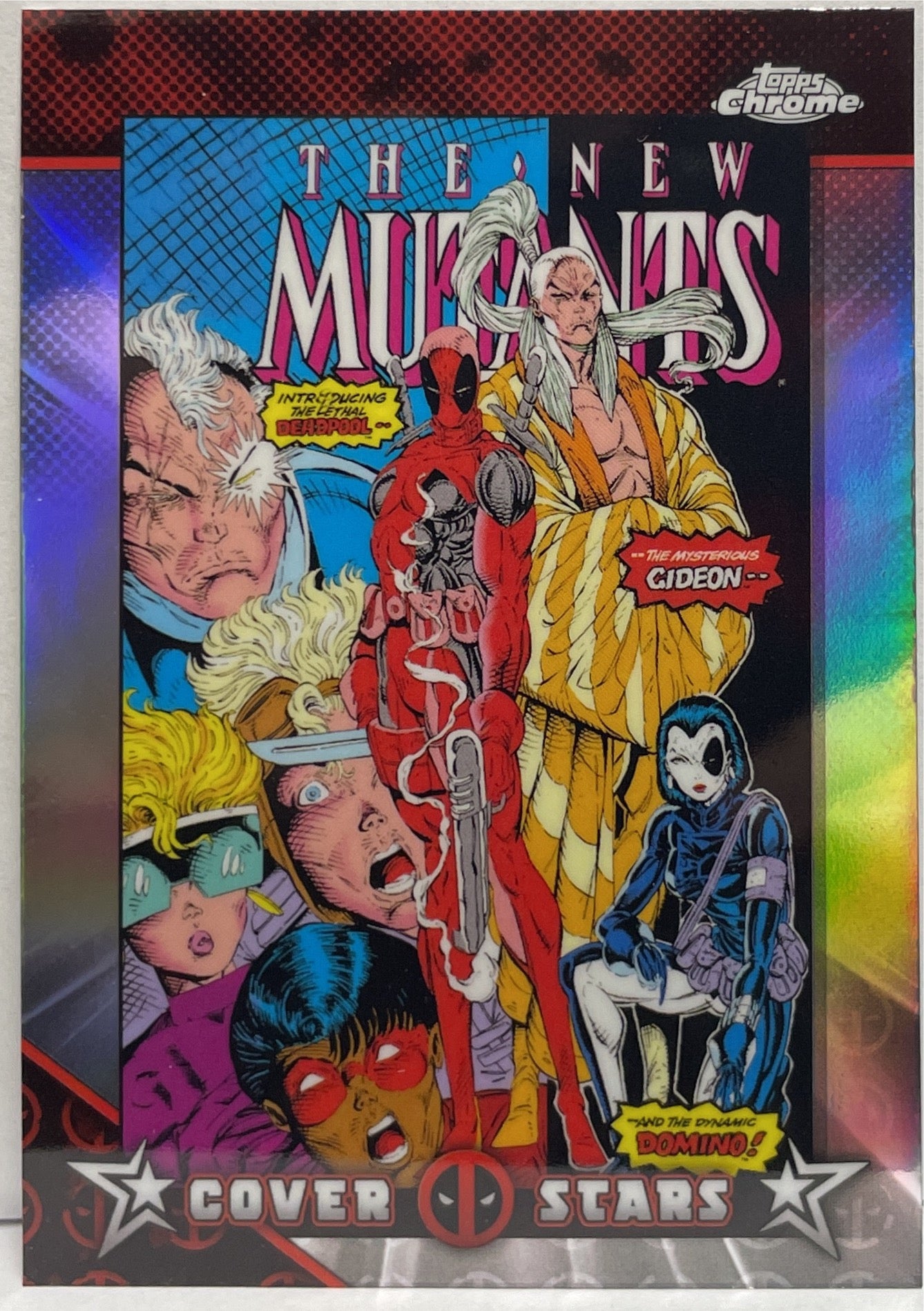 The New Mutants Cover Stars Topps Chrome Deadpool 2025