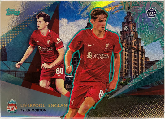 Tyler Morton 83/150 Rookie Topps Liverpool Team Set 2021/22
