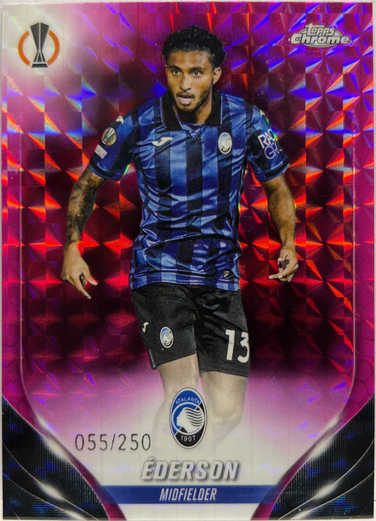Ederson 55/250 Pink Geometric Topps Chrome UCC 2023/24