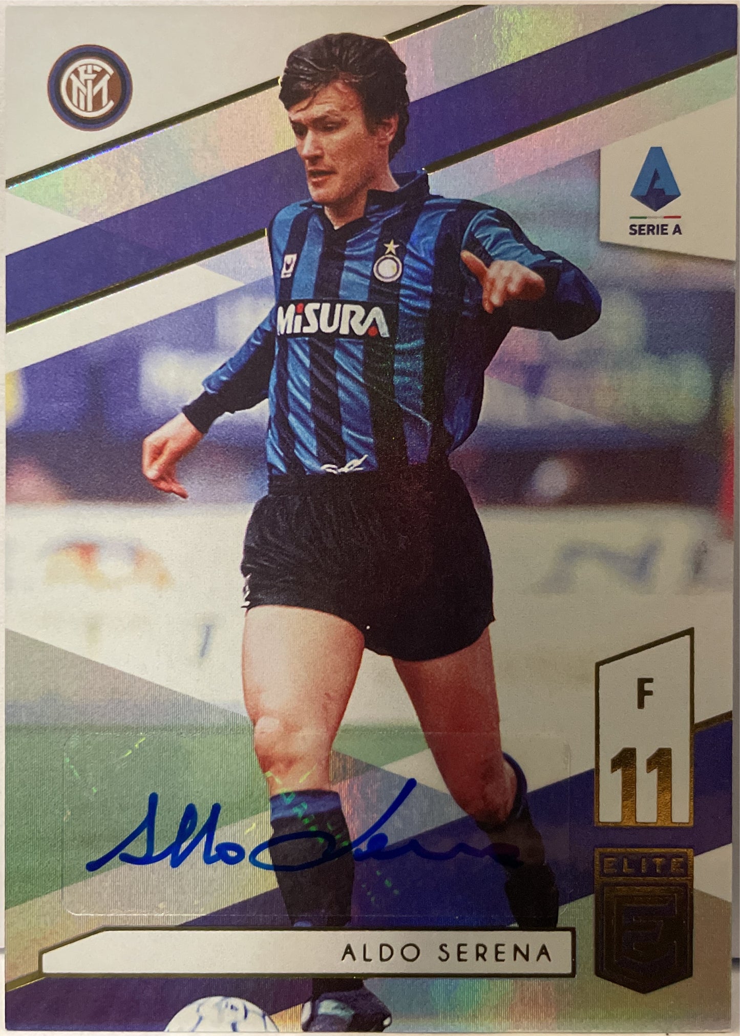 Aldo Serena Autograph Elite Panini Chronicles 2019/20