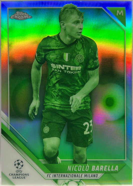 Nicolo Barella 153/225 Topps Chrome UCL 2021/22