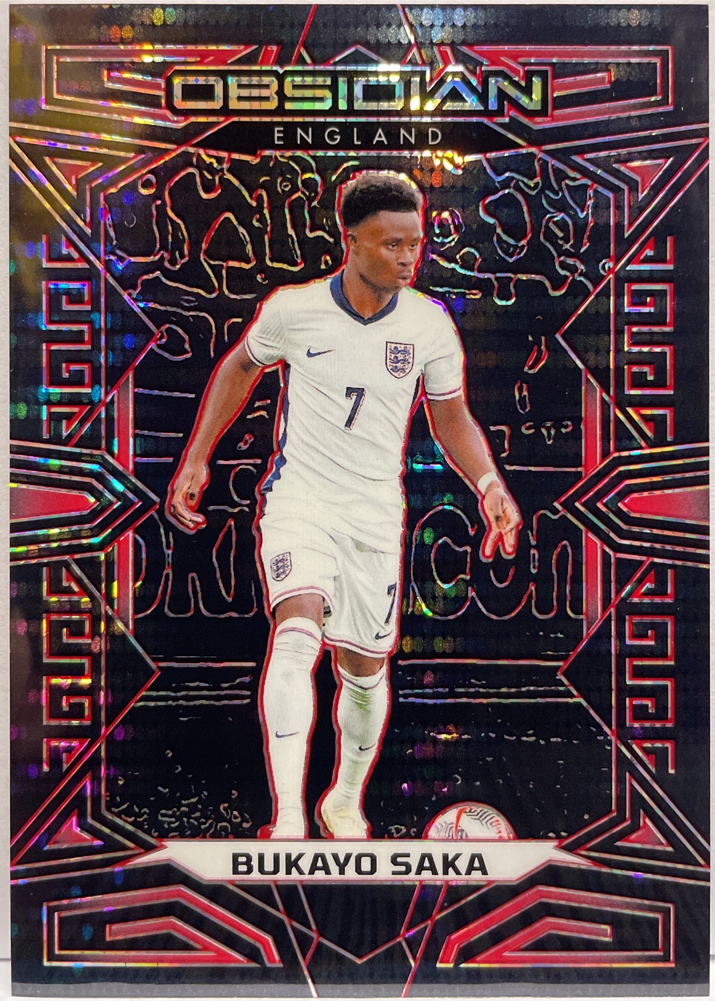 Bukayo Saka 25/49 Panini Obsidian 2023/24