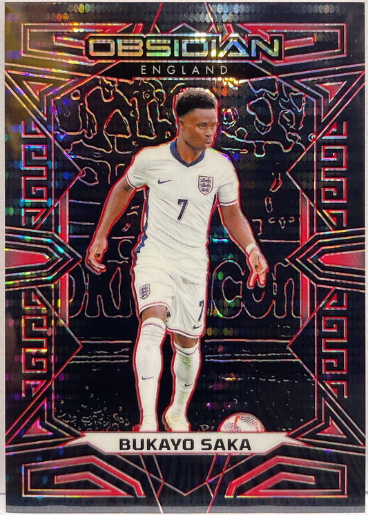 Bukayo Saka 25/49 Panini Obsidian 2023/24