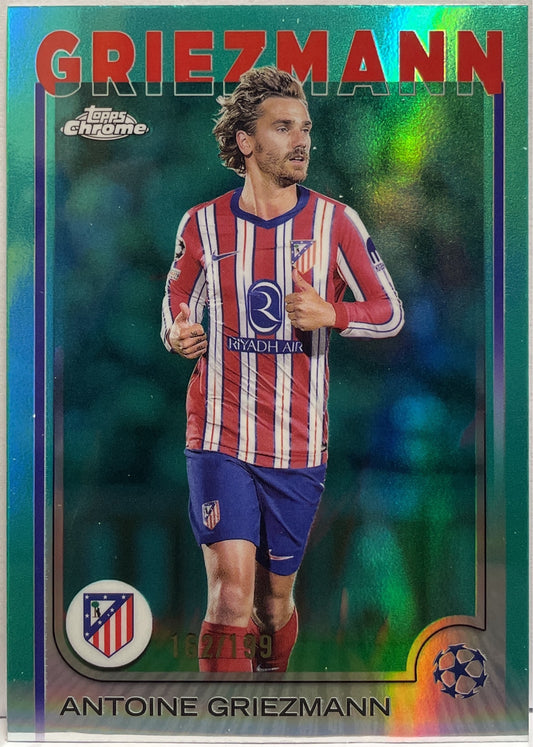Antoine Griezmann 162/199 Aqua Topps Chrome UCC 2024/25