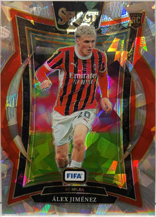 Alex Jimenez Rookie Cracked Ice Panini Select Serie A 2024/25