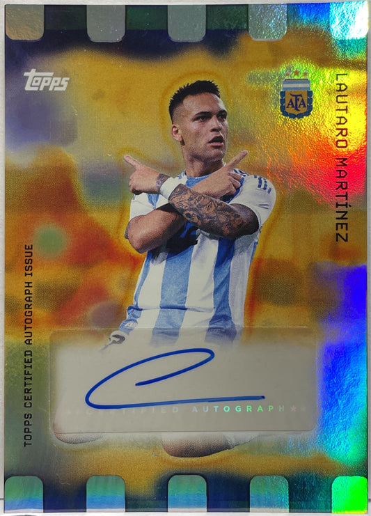 Lautaro Martinez Autograph Topps Focus Argentina 2025