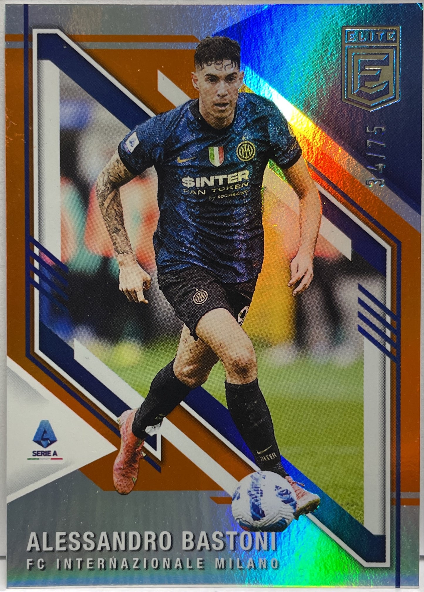 Alessandro Bastoni 34/75 Orange Panini Donruss Elite Serie A 2021/22