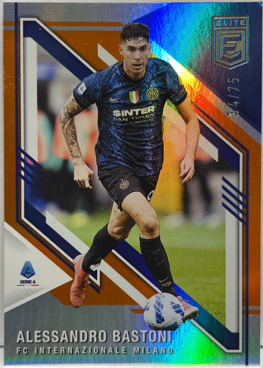 Alessandro Bastoni 34/75 Orange Panini Donruss Elite Serie A 2021/22