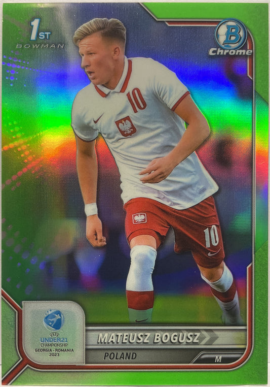 Mateusz Bogusz 140/199 1ST Bowman Topps Uefa U21 2023