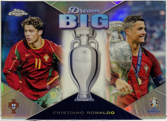Cristiano Ronaldo Big Dream Topps Chrome Euro 2024