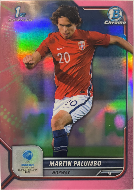 Martin Palumbo 59/150 1ST Bowman Pink Topps Uefa U21 2023