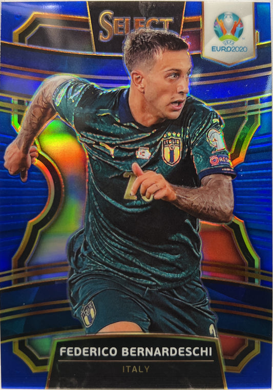 Federico Bernardeschi 50/225 Terrace Blue Prizm Select Uefa Euro 2020
