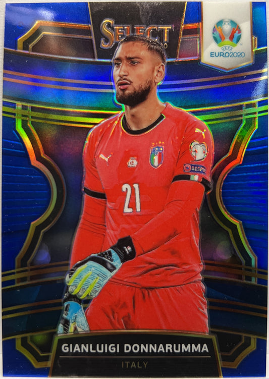 Gianluigi Donnarumma 52/225 Terrace Blue Prizm Select Uefa Euro 2020