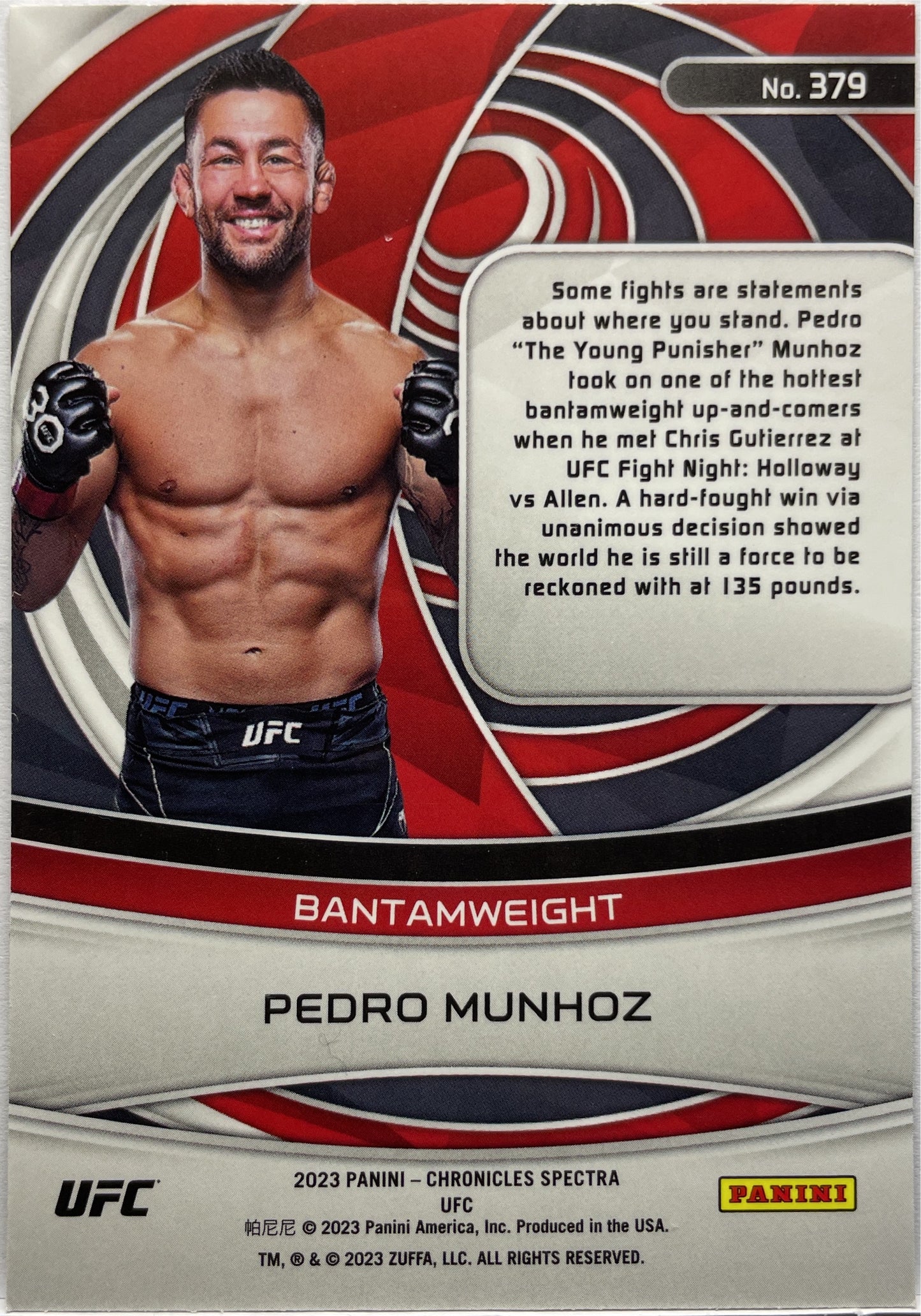 Mancolista-Spectra-Panini Chronicles UFC 2023