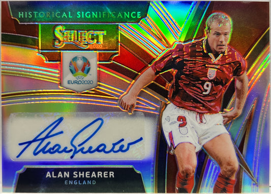 Alan Shearer Autograph Historical Significance Select Uefa Euro 2020