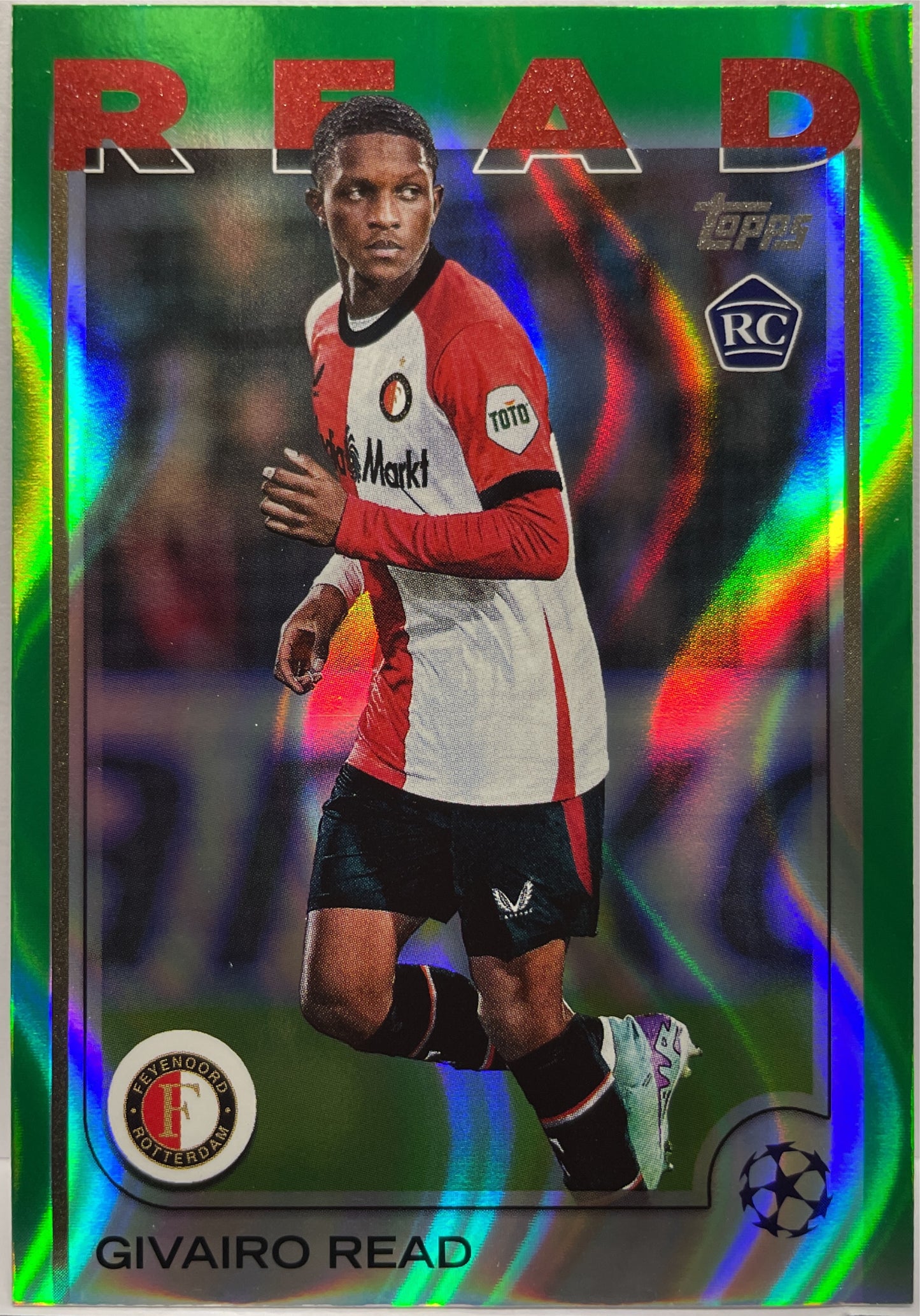 Givairo Read Rookie Green Flowfractor Topps UCC 2024/25