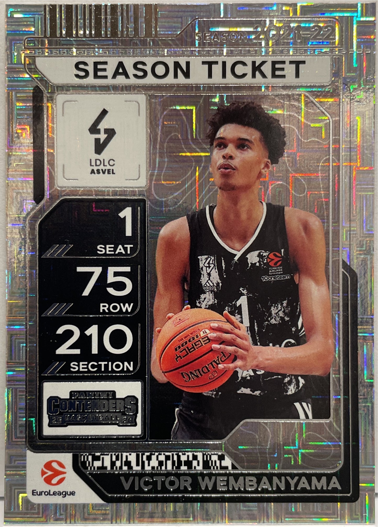 Victor Wembanyama Season Ticket Panini Contenders Basketball Euroleague 2025/26