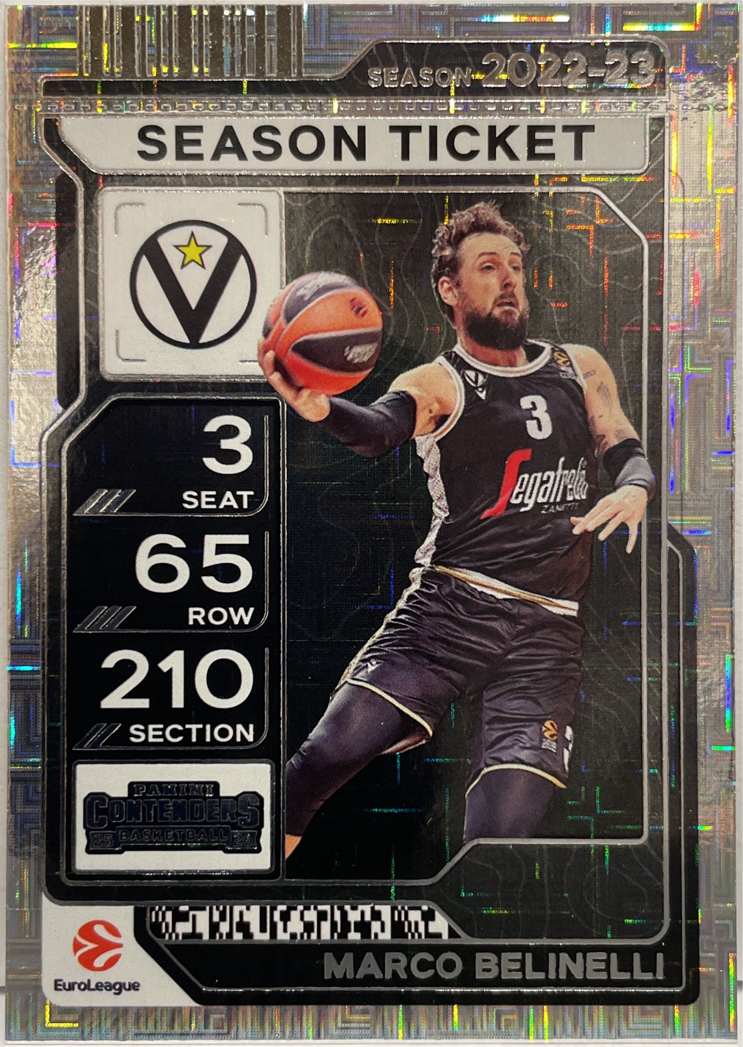 Marco Belinelli Season Ticket Panini Contenders Basketball Euroleague 2025/26