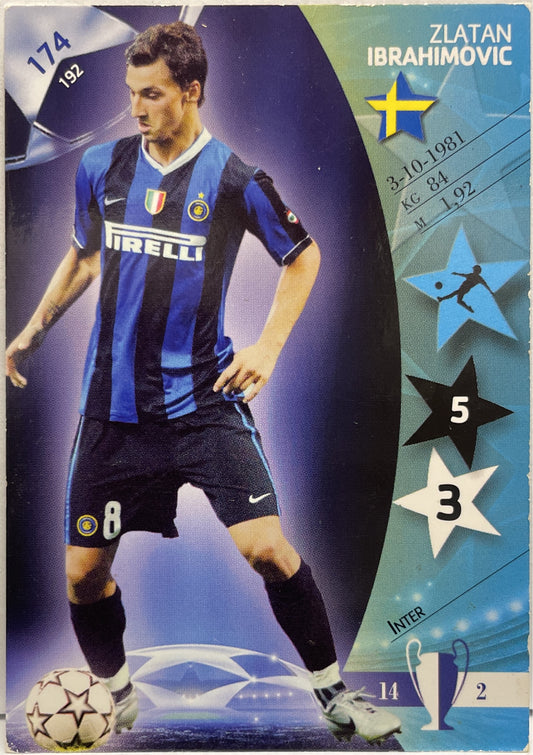 Zlatan Ibrahimovic Panini UCL 2007