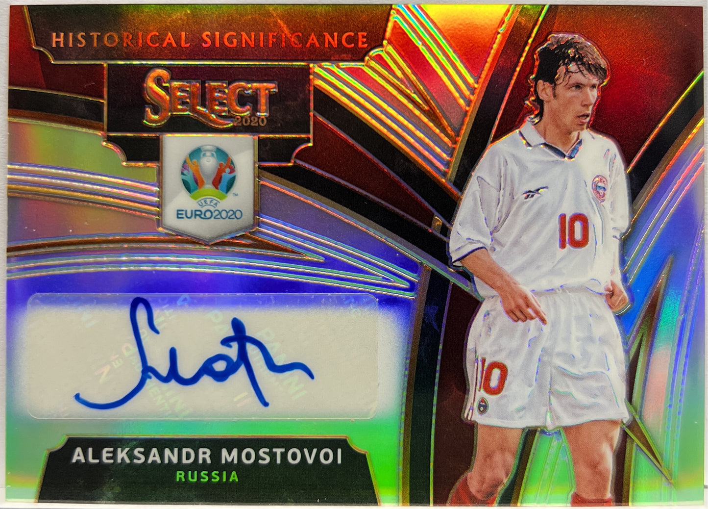 Aleksandr Mostovoi Autograph Historical Significance Select Uefa Euro 2020