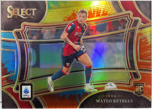 Mateo Retegui 1/25 Rookie Field Level Tie Dye Panini Select Fifa 2023/24